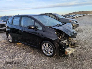 2011 Honda Fit Sport with VIN JHMGE8H56BC003466, listed as a Copart auction lot 46373785 with 73,600 mi miles and Salvage Title. Bid and sale history available at DreamBid. Image 4.