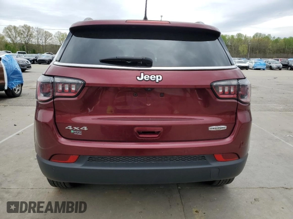 2021 Jeep Compass Latitude z VIN 3C4NJDBB4MT593377, wystawiony jako Copart lot #53428805 z przebiegiem 69 453 mil mil oraz Szkoda całkowita • Salvage title. Historia ofert i sprzedaży dostępna na DreamBid. Obrazek 6.