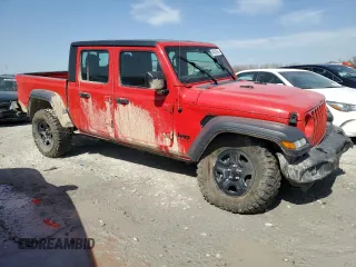 2021 Jeep Gladiator Sport S with VIN 1C6JJTAGXML540532, listed as a Copart auction lot 48422645 with 97,372 mi miles and Salvage title. Bid and sale history available at DreamBid. Image 4.