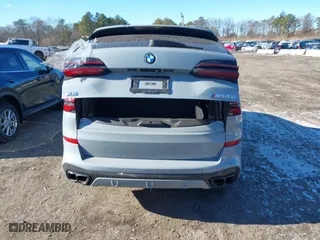 2025 BMW X5 M60i with VIN 5UX33EU08S9X68091, listed as a IAAI auction lot 41246321 with 10 mi miles. Bid and sale history available at carsss.com. Image 16.