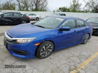 2017 Honda Civic EX z VIN 19XFC2F74HE008526, wystawiony jako Copart lot #52446795 z przebiegiem 66 991 mil mil oraz Szkoda całkowita • Salvage title. Historia ofert i sprzedaży dostępna na DreamBid. Obrazek 1.