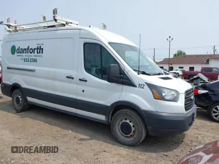 2015 Ford Transit Cargo z VIN 1FTNE2CM4FKA29323, wystawiony jako IAAI lot #42406192 z przebiegiem 156 493 mil mil oraz . Historia ofert i sprzedaży dostępna na DreamBid. Obrazek 1.
