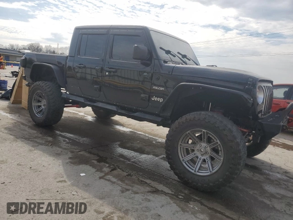 2020 Jeep Gladiator Overland z VIN 1C6HJTFG4LL137667, wystawiony jako Copart lot #49980295 z przebiegiem 49 016 mil mil oraz Szkoda całkowita • Salvage title. Historia ofert i sprzedaży dostępna na DreamBid. Obrazek 4.