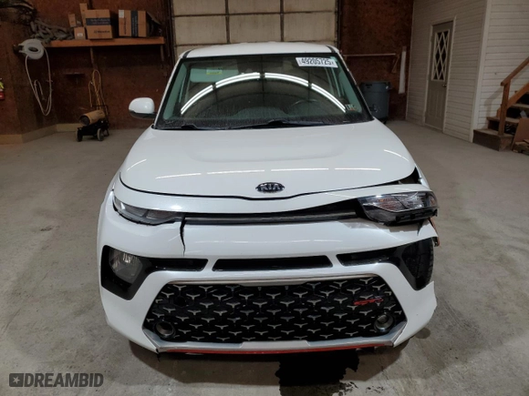 2020 Kia Soul GT-Line with VIN KNDJ63AUXL7703333, listed as a Copart auction lot 49205725 with 47,372 mi miles and Salvage Title. Bid and sale history available at carsss.com. Image 5.