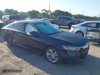 2018 Honda Accord Sedan LX 1.5T with VIN 1HGCV1F18JA236641, listed as a IAAI auction lot 41881509 with 90,650 mi miles. Bid and sale history available at carsss.com. Image 1.