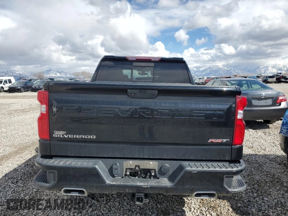 2021 Chevrolet Silverado 1500 RST with VIN 3GCUYEETXMG242080, listed as a Copart auction lot 49349025 with 19,013 mi miles and Salvage Title. Bid and sale history available at carsss.com. Image 6.