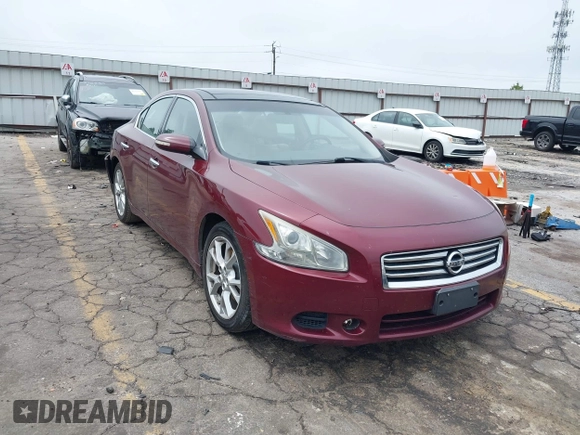 2013 Nissan Maxima SV with VIN 1N4AA5AP9DC825734, listed as a IAAI auction lot 42375819 with 164,735 mi miles and . Bid and sale history available at DreamBid. Image 1.
