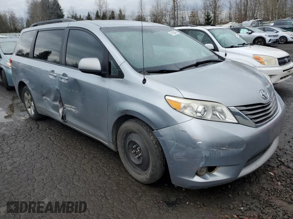2014 Toyota Sienna LE AAS with VIN 5TDKK3DC3ES459861, listed as a Copart auction lot 47393485 with 144,520 mi miles and Salvage title. Bid and sale history available at DreamBid. Image 4.