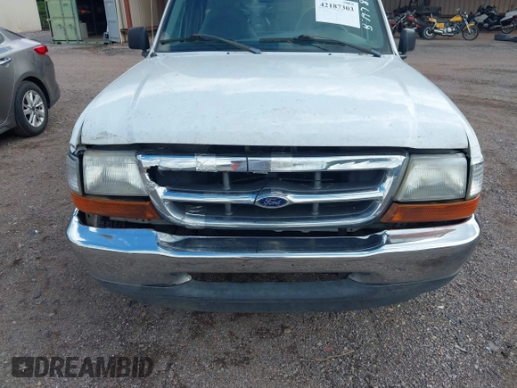 1999 Ford Ranger XL with VIN 1FTYR10C8XUB79786, listed as a IAAI auction lot 42187303 with 282,377 mi miles and . Bid and sale history available at DreamBid. Image 6.