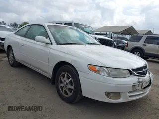 2000 Toyota Solara SE with VIN 2T1CG22P1YC376934, listed as a IAAI auction lot 42115010 with 127,337 mi miles. Bid and sale history available at carsss.com. Image 1.