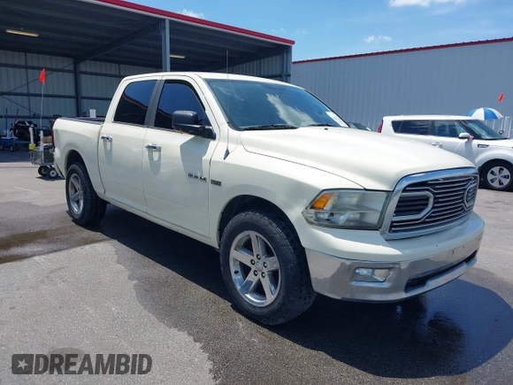 2010 Dodge 1500 SLT with VIN 1D7RV1CT7AS227072, listed as a IAAI auction lot 42061389 with 221,468 mi miles and . Bid and sale history available at carsss.com. Image 1.