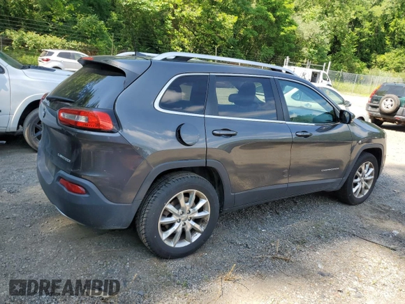 2016 Jeep Cherokee Limited z VIN 1C4PJMDB0GW172308, wystawiony jako Copart lot #62772855 z przebiegiem 146 834 mil mil oraz Czysty tytuł • Clean title. Historia ofert i sprzedaży dostępna na DreamBid. Obrazek 3.