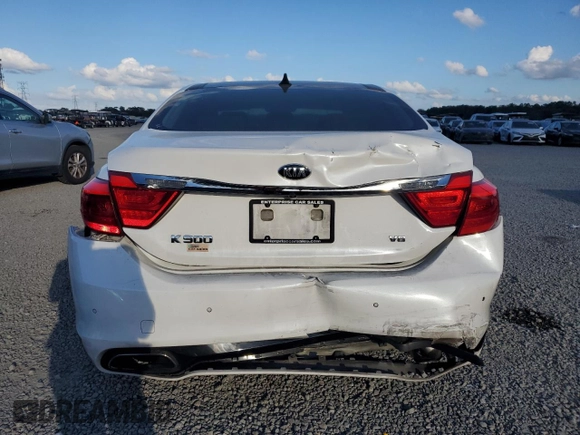 2015 Kia K900 Luxury with VIN KNALW4D4XF6018461, listed as a Copart auction lot 86055044 with 147,141 mi miles and Salvage Title. Bid and sale history available at carsss.com. Image 6.