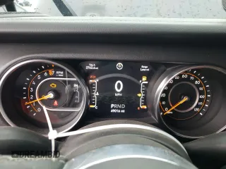 2020 Jeep Gladiator Overland z VIN 1C6HJTFG4LL137667, wystawiony jako Copart lot #49980295 z przebiegiem 49 016 mil mil oraz Szkoda całkowita • Salvage title. Historia ofert i sprzedaży dostępna na DreamBid. Obrazek 9.