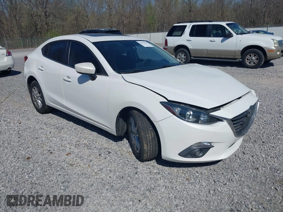 2015 Mazda Mazda3 i Touring with VIN 3MZBM1V70FM136589, listed as a IAAI auction lot 41875548 with 95,354 mi miles. Bid and sale history available at carsss.com. Image 1.