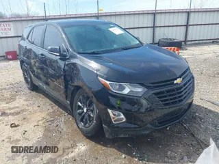 2020 Chevrolet Equinox LS with VIN 2GNAXHEV8L6266968, listed as a IAAI auction lot 41865932 with 50,657 mi miles. Bid and sale history available at carsss.com. Image 1.