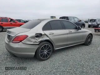 2020 Mercedes-Benz C 300 with VIN WDDWF8DBXLR531683, listed as a Copart auction lot 60131475 with 64,797 mi miles and Salvage title. Bid and sale history available at DreamBid. Image 3.