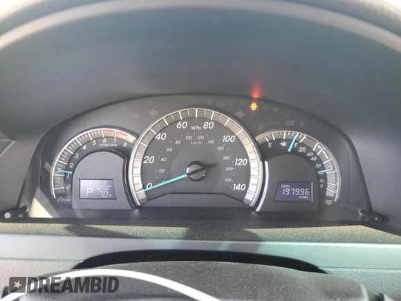 2014 Toyota Camry L with VIN 4T1BF1FK6EU795198, listed as a Copart auction lot 55472475 with 197,996 mi miles and Salvage Title. Bid and sale history available at DreamBid. Image 9.