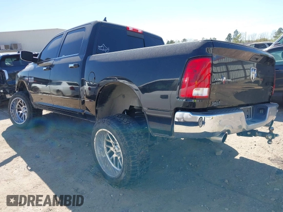 2018 Ram 1500 Lone Star Silver with VIN 1C6RR6LT1JS200095, listed as a IAAI auction lot 41842896 with 99,406 mi miles and . Bid and sale history available at DreamBid. Image 3.