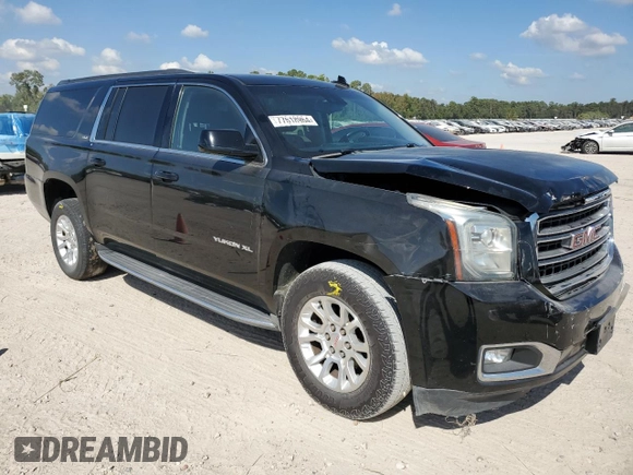 2016 GMC Yukon XL SLE with VIN 1GKS1FKC5GR252742, listed as a Copart auction lot 77618964 with 68,213 mi miles and Salvage Title. Bid and sale history available at carsss.com. Image 4.