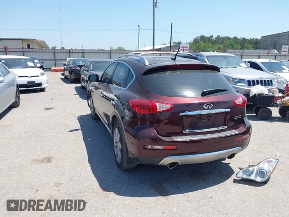 2017 Infiniti QX50 with VIN JN1BJ0RR5HM401395, listed as a IAAI auction lot 41983057 with 102,684 mi miles and . Bid and sale history available at DreamBid. Image 3.