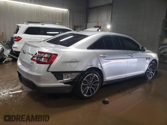 2017 Ford Taurus SEL with VIN 1FAHP2E87HG138944, listed as a Copart auction lot 48801685 with 105,833 mi miles and Salvage title. Bid and sale history available at DreamBid. Image 3.