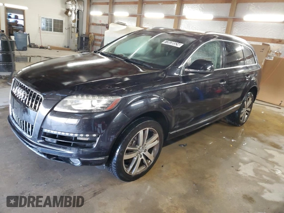 2010 Audi Q7 Premium Plus with VIN WA1LMAFE5AD003524, listed as a Copart auction lot 73538524 with 122,988 mi miles and Clean title. Bid and sale history available at DreamBid. Image 1.