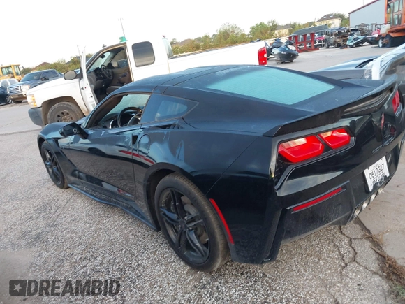 2017 Chevrolet Corvette 1LT with VIN 1G1YB2D71H5120591, listed as a IAAI auction lot 40208363 with 26,397 mi miles and . Bid and sale history available at DreamBid. Image 3.