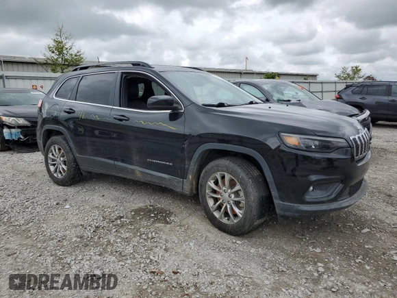 2022 Jeep Cherokee Latitude Lux with VIN 1C4PJMMX5ND500116, listed as a Copart auction lot 55146115 with Not provided miles and Salvage title. Bid and sale history available at DreamBid. Image 4.