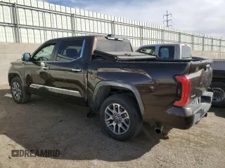 2024 Toyota Tundra 1794 Edition with VIN 5TFMA5DBXRX188084, listed as a Copart auction lot 49468325 with 34,373 mi miles and Salvage title. Bid and sale history available at DreamBid. Image 2.
