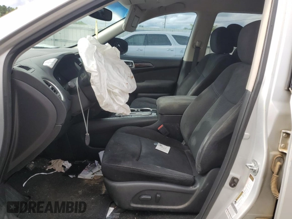 2015 Nissan Pathfinder Platinum with VIN 5N1AR2MN2FC622128, listed as a Copart auction lot 58955915 with Not provided miles and Salvage title. Bid and sale history available at DreamBid. Image 7.