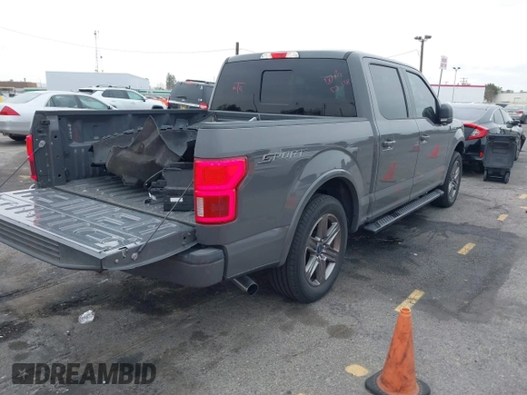 2020 Ford F-150 XL with VIN 1FTEW1C42LFA49954, listed as a IAAI auction lot 41721660 with 37,181 mi miles and . Bid and sale history available at DreamBid. Image 4.