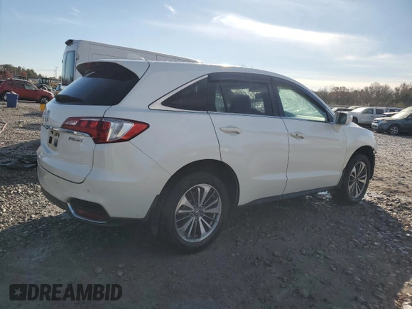 2016 Acura RDX Advance Pkg with VIN 5J8TB3H72GL008105, listed as a Copart auction lot 83442234 with 156,750 mi miles and Salvage Title. Bid and sale history available at carsss.com. Image 3.