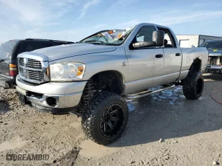 2007 Dodge Ram 2500 Laramie with VIN 3D7KS28C87G737651, listed as a Copart auction lot 85561034 with 168,606 mi miles and Salvage Title. Bid and sale history available at carsss.com. Image 1.