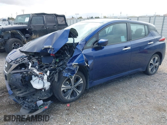 2022 Nissan LEAF SV Plus with VIN 1N4BZ1CV9NC562177, listed as a IAAI auction lot 41625927 with 32,103 mi miles and . Bid and sale history available at DreamBid. Image 17.