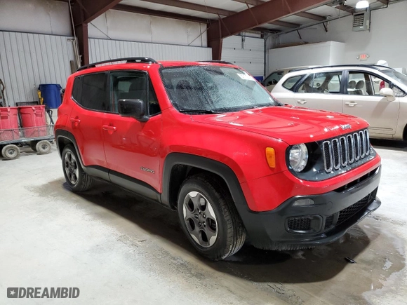 2016 Jeep Renegade Sport with VIN ZACCJAAT7GPD76868, listed as a Copart auction lot 51172175 with NaN miles and Clean Title. Bid and sale history available at carsss.com. Image 4.
