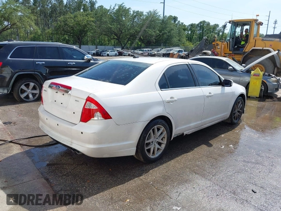 2011 Ford Fusion SEL with VIN 3FAHP0JAXBR124596, listed as a IAAI auction lot 42019623 with 239,177 mi miles and . Bid and sale history available at carsss.com. Image 4.