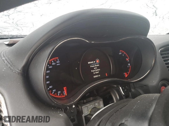 2019 Dodge Durango SRT with VIN 1C4SDJGJ6KC652947, listed as a Copart auction lot 71870784 with 90,695 mi miles and Salvage title. Bid and sale history available at DreamBid. Image 9.
