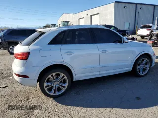 2017 Audi Q3 Premium Plus with VIN WA1HCCFS8HR011026, listed as a Copart auction lot 88106125 with 86,257 mi miles and Salvage title. Bid and sale history available at DreamBid. Image 3.