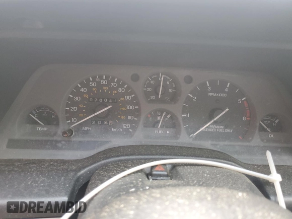 1989 Ford Thunderbird z VIN 1FAPP64R0KH161691, wystawiony jako Copart lot #60097275 z przebiegiem 70 041 mil mil oraz Szkoda całkowita • Salvage title. Historia ofert i sprzedaży dostępna na DreamBid. Obrazek 9.