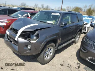 2023 Toyota 4Runner SR5 Premium with VIN JTENU5JR1P6162517, listed as a Copart auction lot 53457255 with 55,946 mi miles and Non repairable. Bid and sale history available at DreamBid. Image 1.