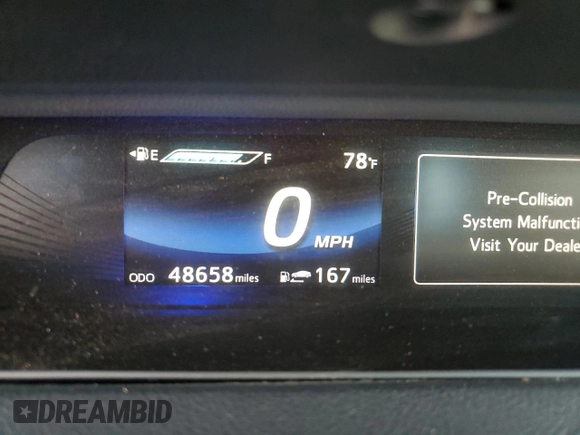 2017 Toyota Mirai with VIN JTDBVRBDXHA003511, listed as a Copart auction lot 55343795 with 48,658 mi miles and Clean Title. Bid and sale history available at DreamBid. Image 9.