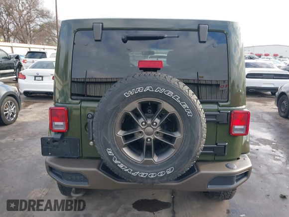 2016 Jeep Wrangler Unlimited Sahara with VIN 1C4BJWEGXGL249638, listed as a IAAI auction lot 41090024 with 98,345 mi miles and . Bid and sale history available at DreamBid. Image 17.