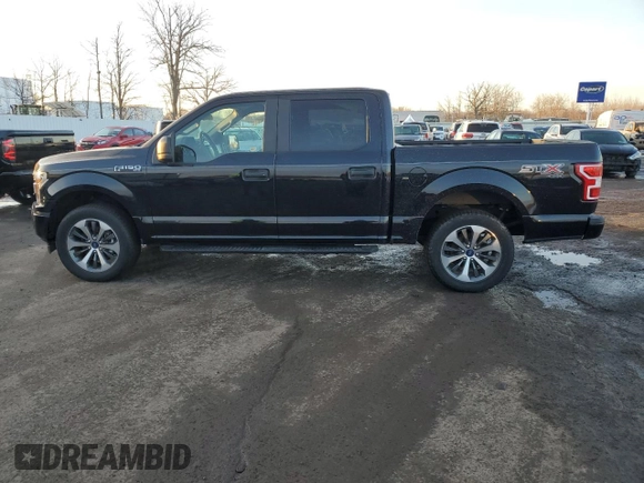 2019 Ford F-150 XL with VIN 1FTEW1EP5KFC28415, listed as a Copart auction lot 48616685 with 39,981 mi miles and Salvage Title. Bid and sale history available at carsss.com. Image 12.