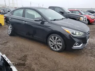 2022 Hyundai Accent Limited with VIN 3KPC34A69NE160326, listed as a Copart auction lot 86615334 with 34,073 mi miles and Salvage Title. Bid and sale history available at carsss.com. Image 4.