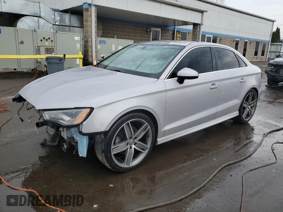 2015 Audi A3 2.0T Prestige with VIN WAUKFGFF1F1107697, listed as a Copart auction lot 52928815 with 70,430 mi miles and Salvage Title. Bid and sale history available at carsss.com. Image 1.
