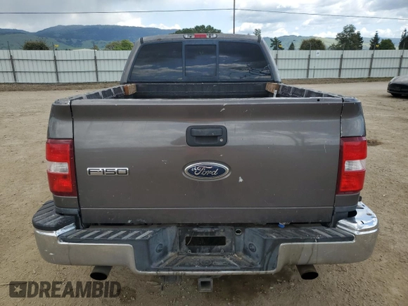 2005 Ford F-150 XLT with VIN 1FTPX02555KB64679, listed as a Copart auction lot 51839015 with 227,569 mi miles and Salvage Title. Bid and sale history available at carsss.com. Image 6.
