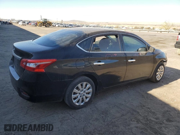 2017 Nissan Sentra SR with VIN 3N1AB7AP2HY264702, listed as a Copart auction lot 49924245 with 186,808 mi miles and Salvage Title. Bid and sale history available at DreamBid. Image 3.
