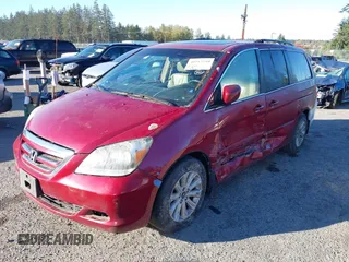2005 Honda Odyssey TOURING with VIN 5FNRL38815B008644, listed as a IAAI auction lot 40512794 with 279,981 mi miles. Bid and sale history available at carsss.com. Image 2.