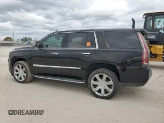 2018 Cadillac Escalade Luxury with VIN 1GYS3BKJ9JR198263, listed as a Copart auction lot 81517084 with 0 mi miles and Salvage Title. Bid and sale history available at carsss.com. Image 2.